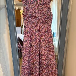 Banjanan Floral Pink Sleeveless Dress
